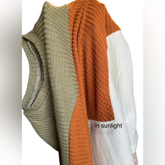 Emery Rose by SHEIN Colorblock Long Sleeve Women’s Small Casual Top - Picture 10 of 12